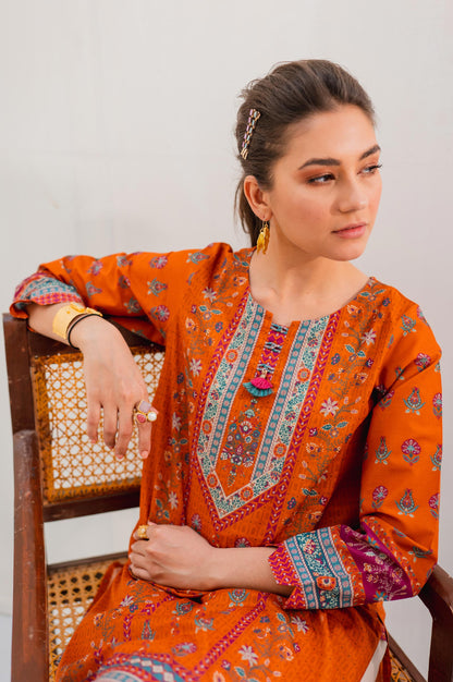 Stitched 1 Piece Digital Printed Lawn Shirt