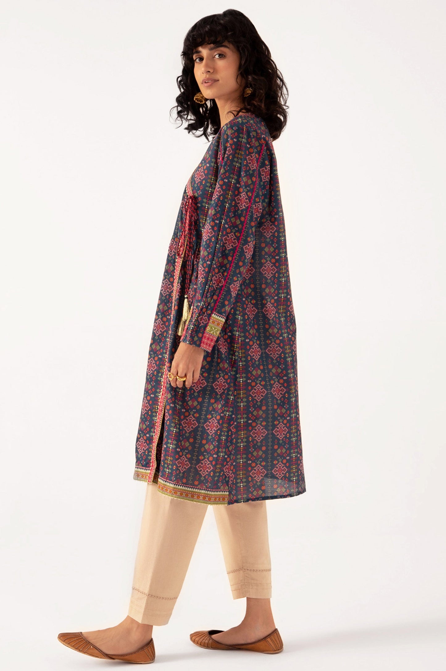 Stitched 1 Piece Digital Printed Lawn Shirt