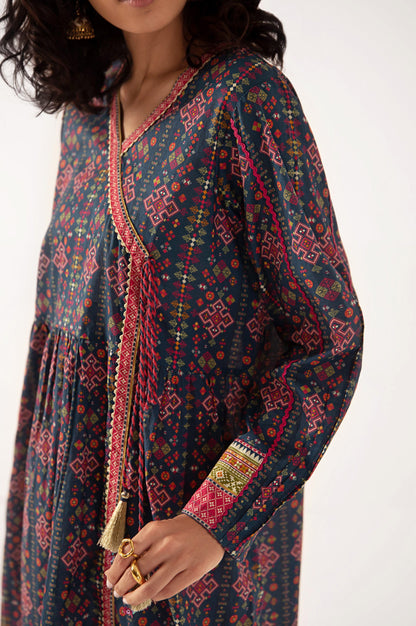 Stitched 1 Piece Digital Printed Lawn Shirt