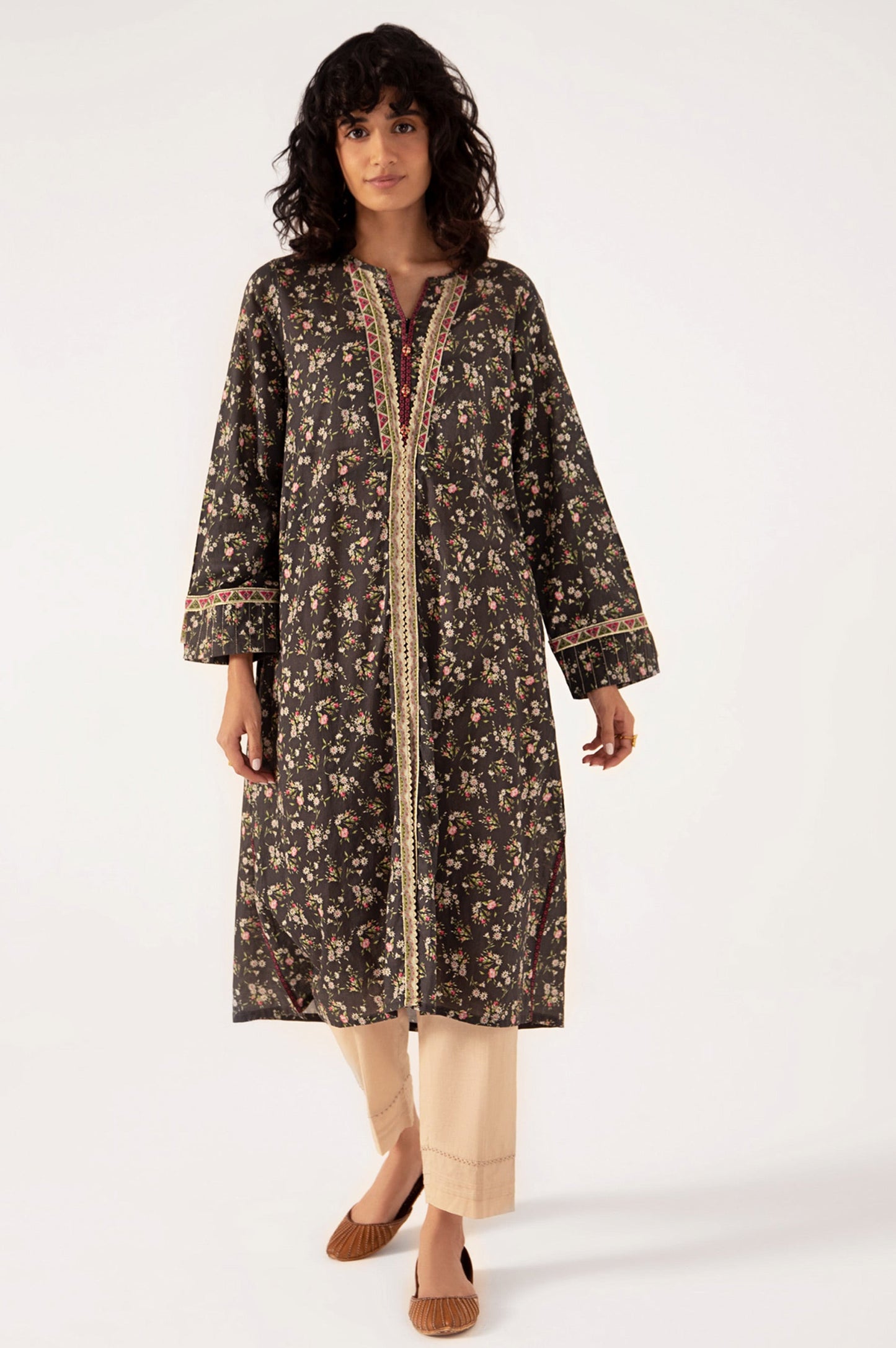 Stitched 1 Piece Digital Printed Lawn Shirt