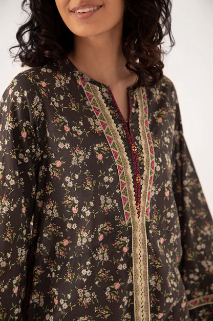 Stitched 1 Piece Digital Printed Lawn Shirt