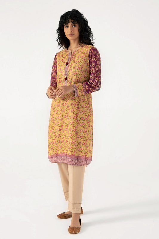 Stitched 1 Piece Digital Printed Lawn Shirt