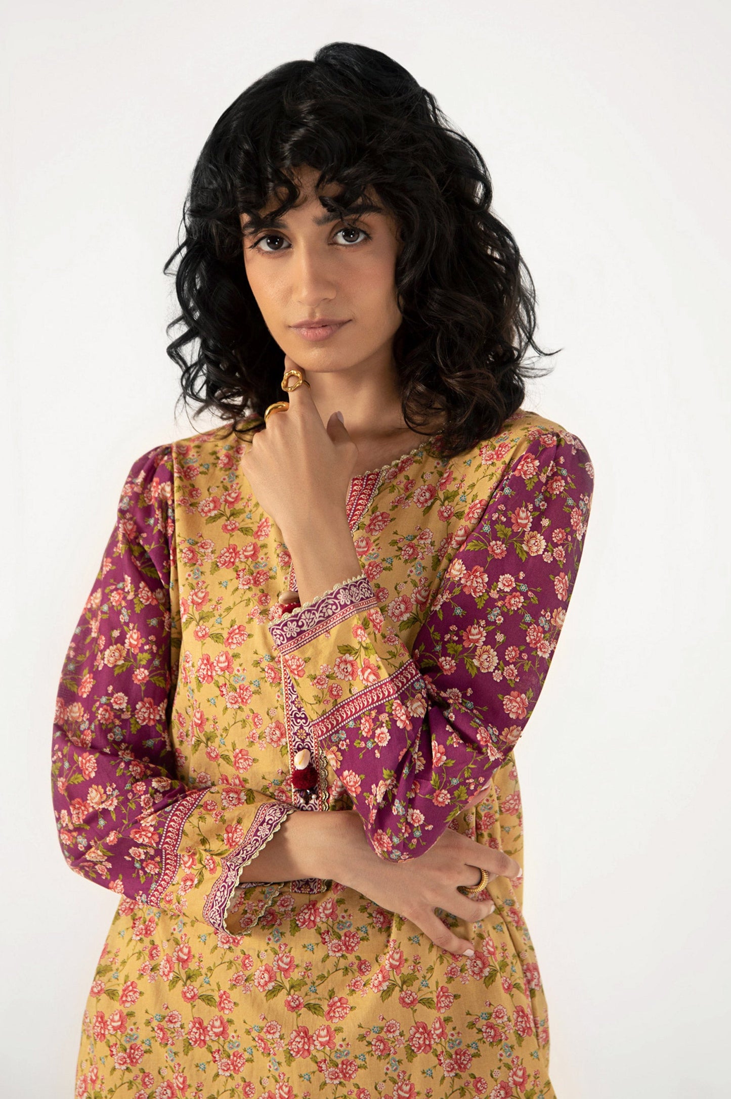 Stitched 1 Piece Digital Printed Lawn Shirt