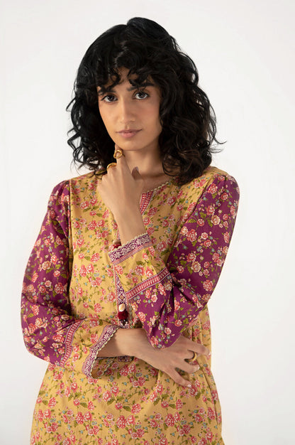 Stitched 1 Piece Digital Printed Lawn Shirt