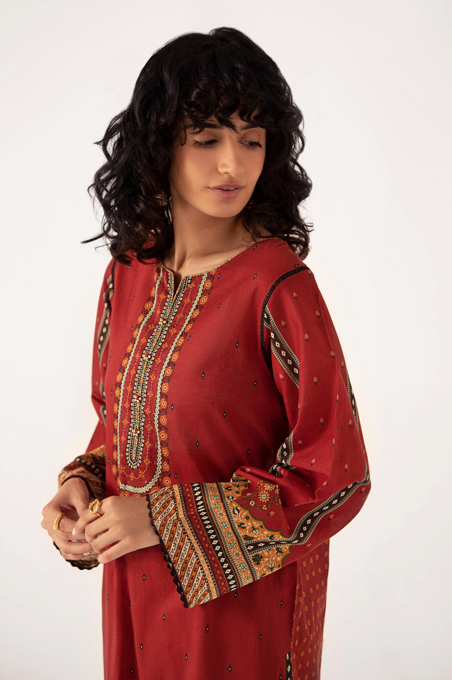 Stitched 1 Piece Digital Printed Lawn Shirt