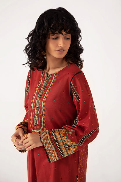 Stitched 1 Piece Digital Printed Lawn Shirt