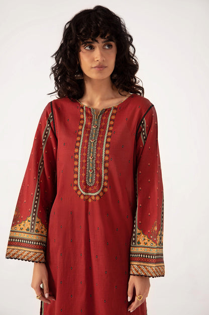 Stitched 1 Piece Digital Printed Lawn Shirt