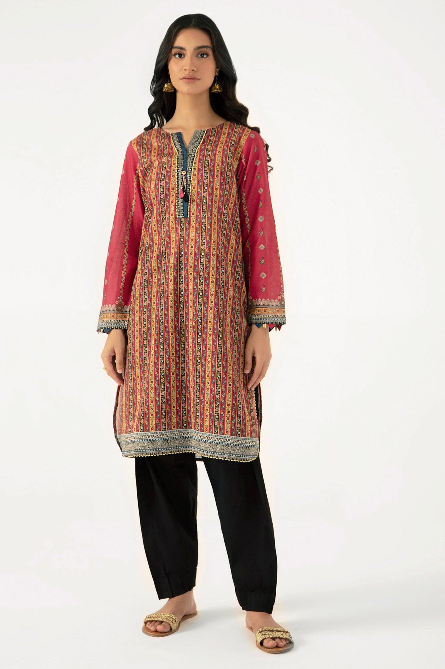 Stitched 1 Piece Digital Printed Lawn Shirt