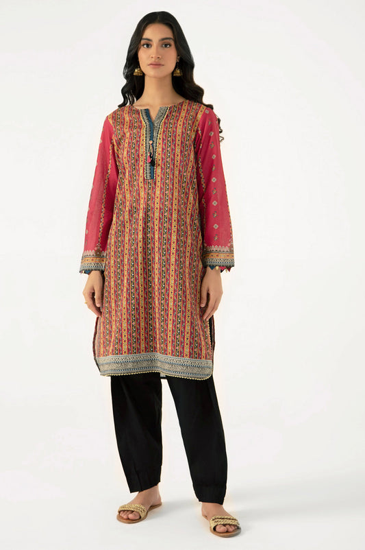 Stitched 1 Piece Digital Printed Lawn Shirt