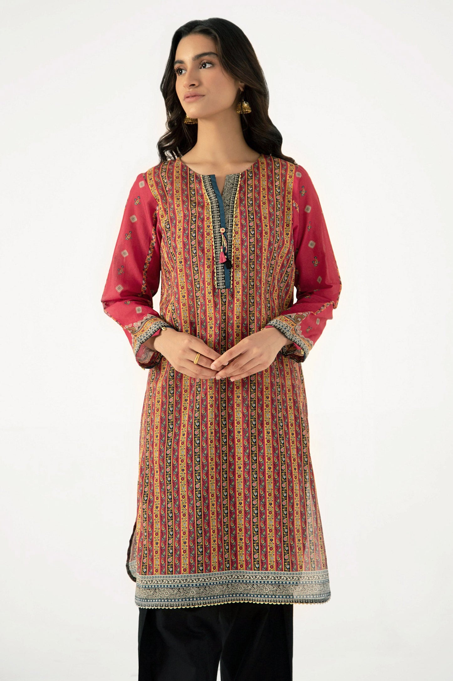 Stitched 1 Piece Digital Printed Lawn Shirt