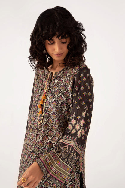 Stitched 1 Piece Digital Printed Lawn Shirt