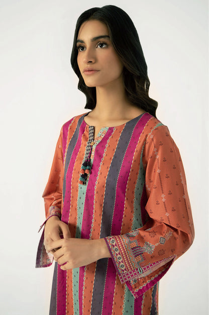 Stitched 1 Piece Digital Printed Lawn Shirt