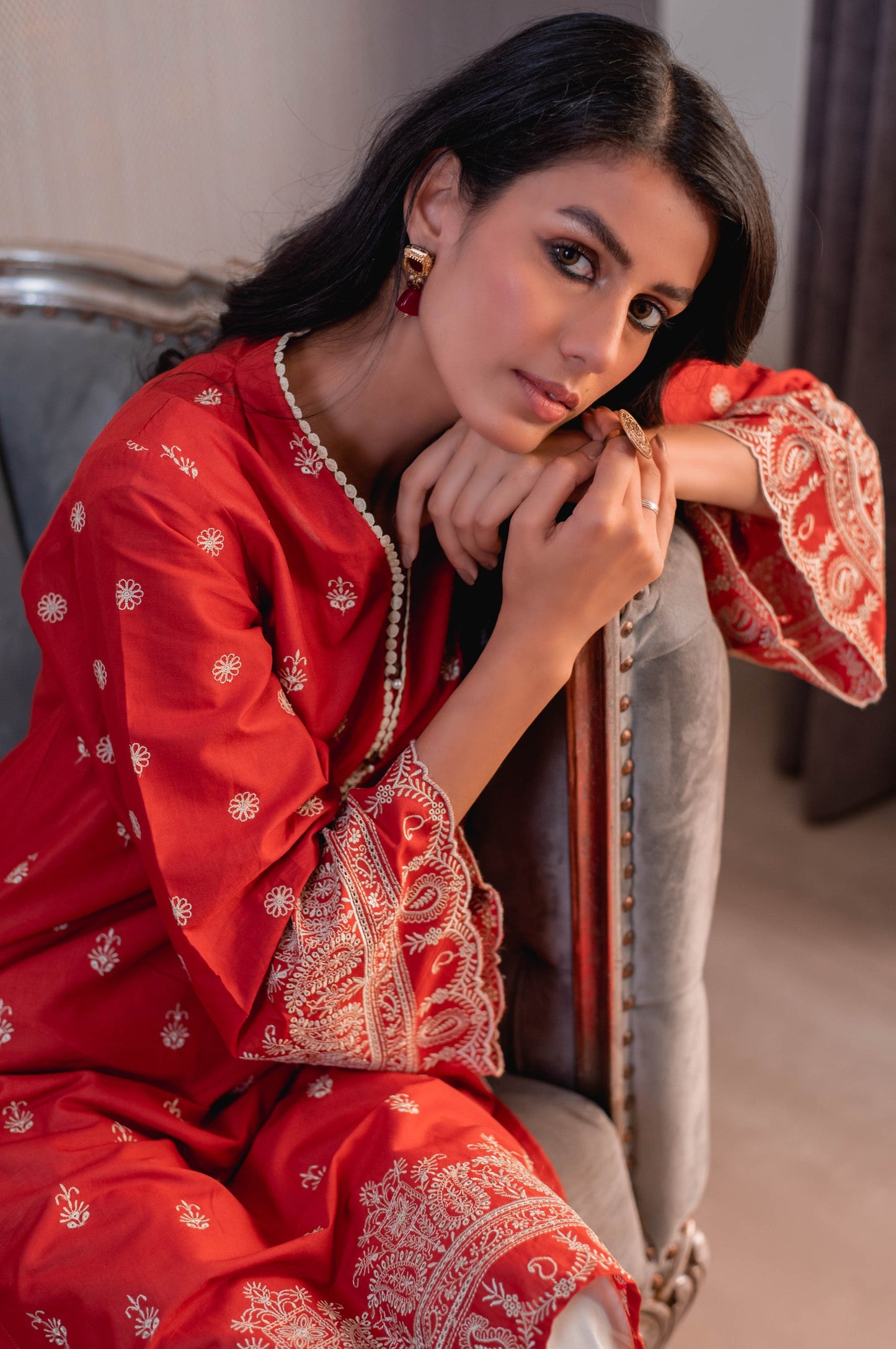 Stitched 1 Piece Chikankari Lawn Shirt