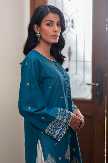 Stitched 1 Piece Chikankari Lawn Shirt