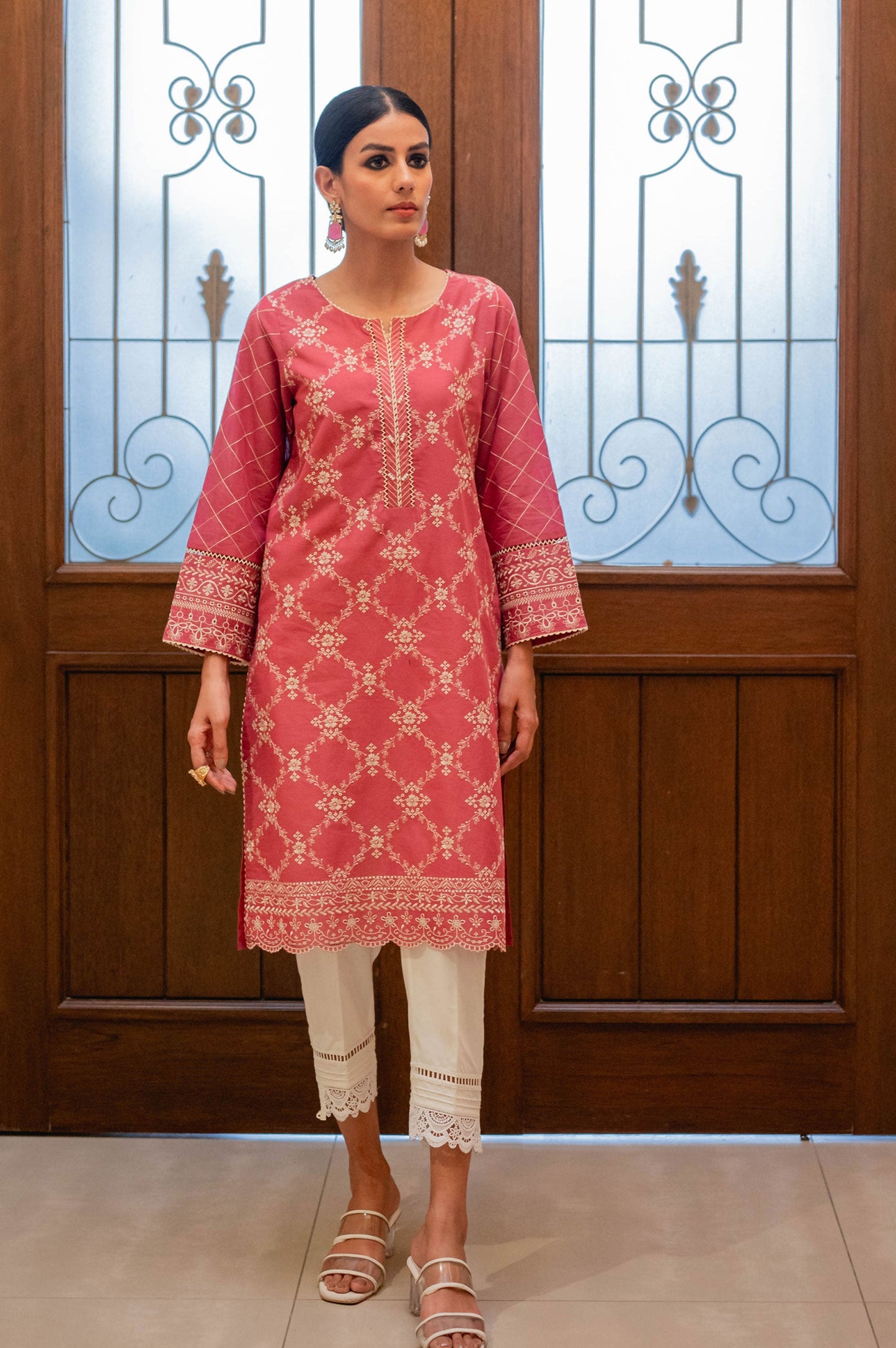Stitched 1 Piece Chikankari Lawn Shirt
