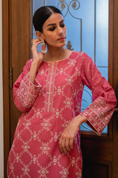 Stitched 1 Piece Chikankari Lawn Shirt