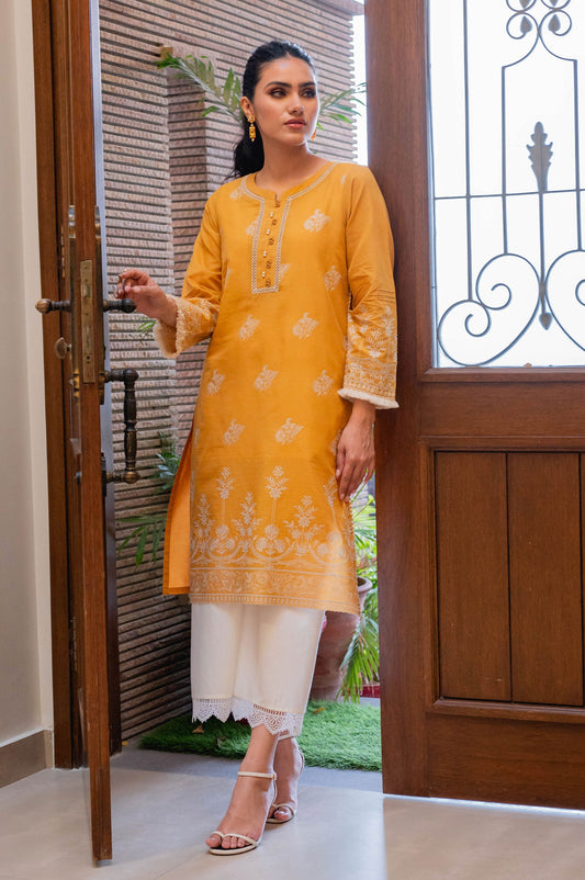 Stitched 1 Piece Chikankari Lawn Shirt