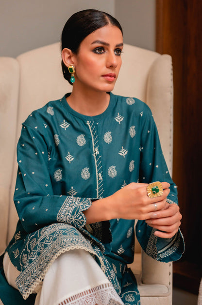 Stitched 1 Piece Chikankari Lawn Shirt