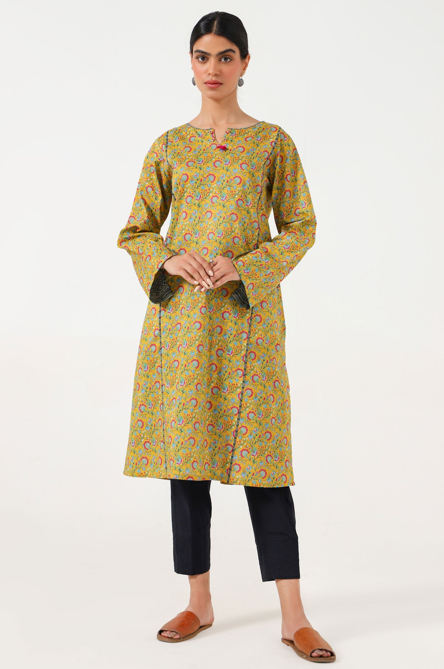 Stitched 1 Piece Digital Printed Lawn Shirt