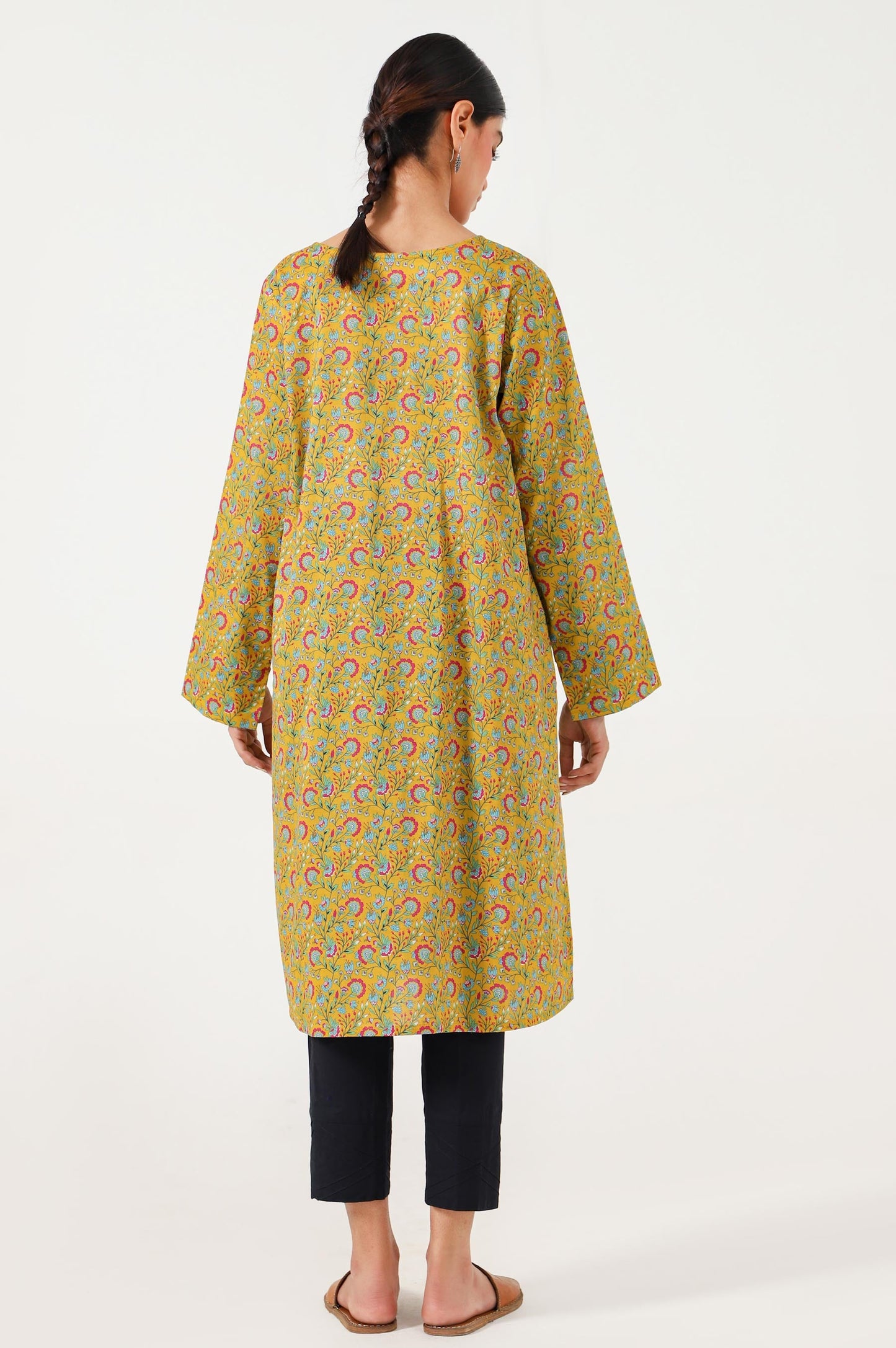 Stitched 1 Piece Digital Printed Lawn Shirt