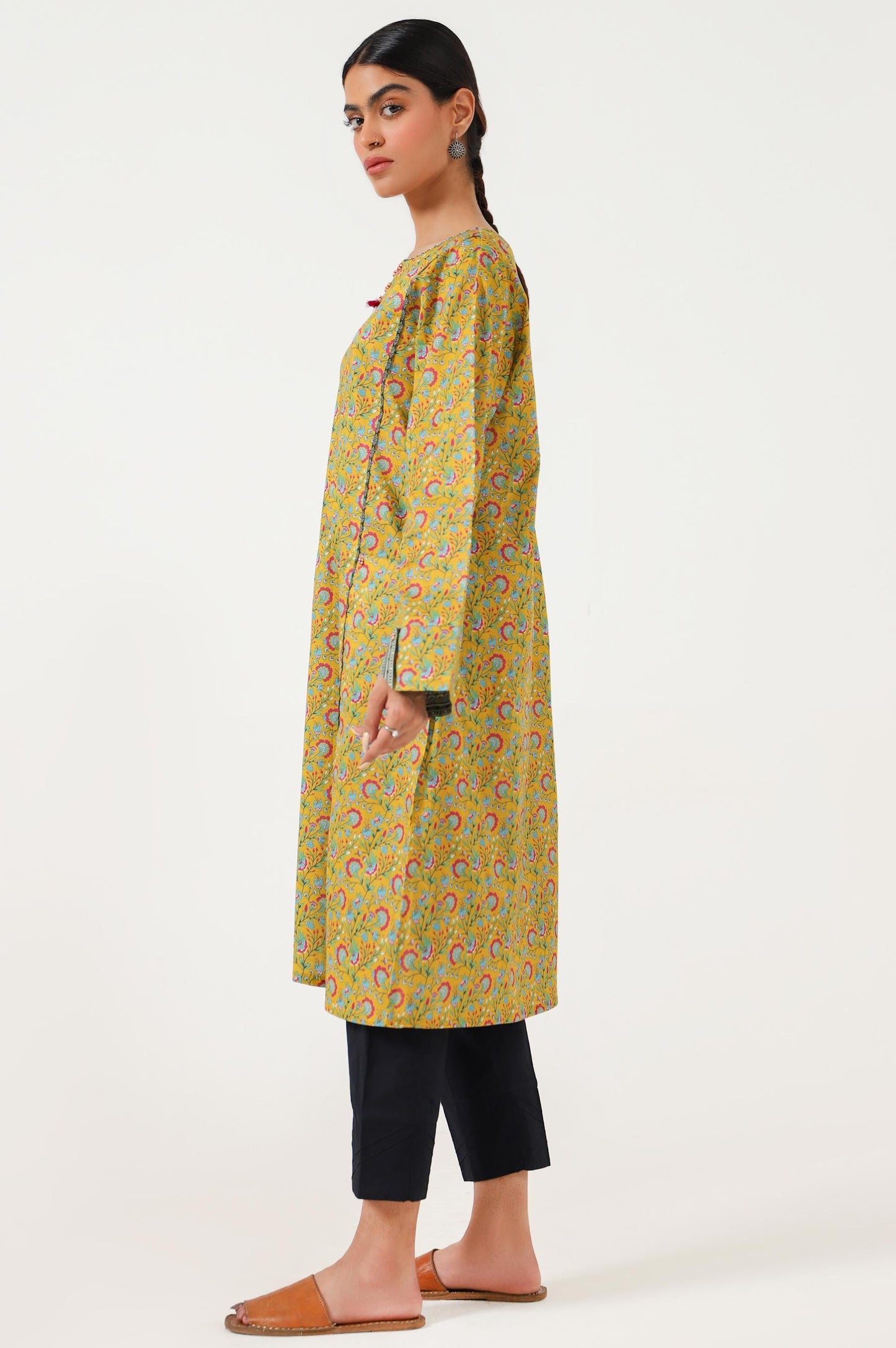 Stitched 1 Piece Digital Printed Lawn Shirt