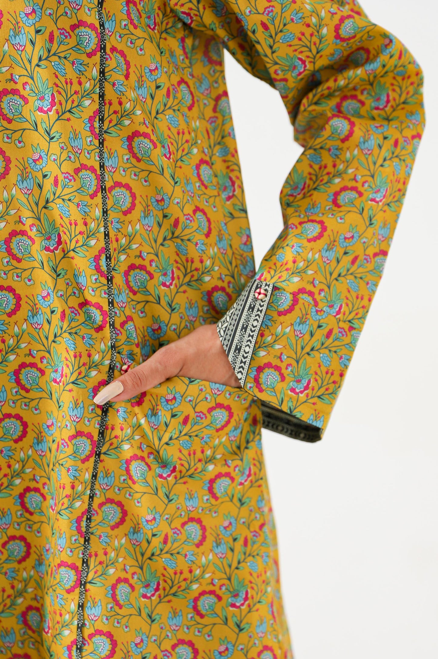 Stitched 1 Piece Digital Printed Lawn Shirt