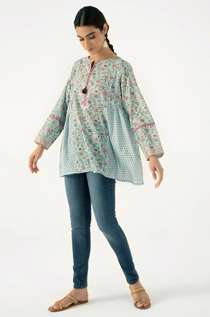 Stitched 1 Piece Digital Printed Lawn Shirt