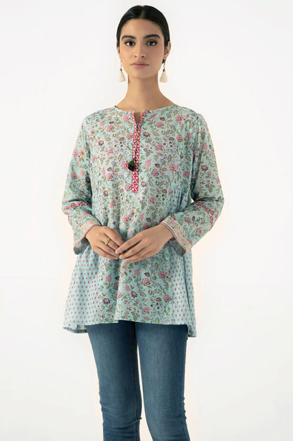 Stitched 1 Piece Digital Printed Lawn Shirt