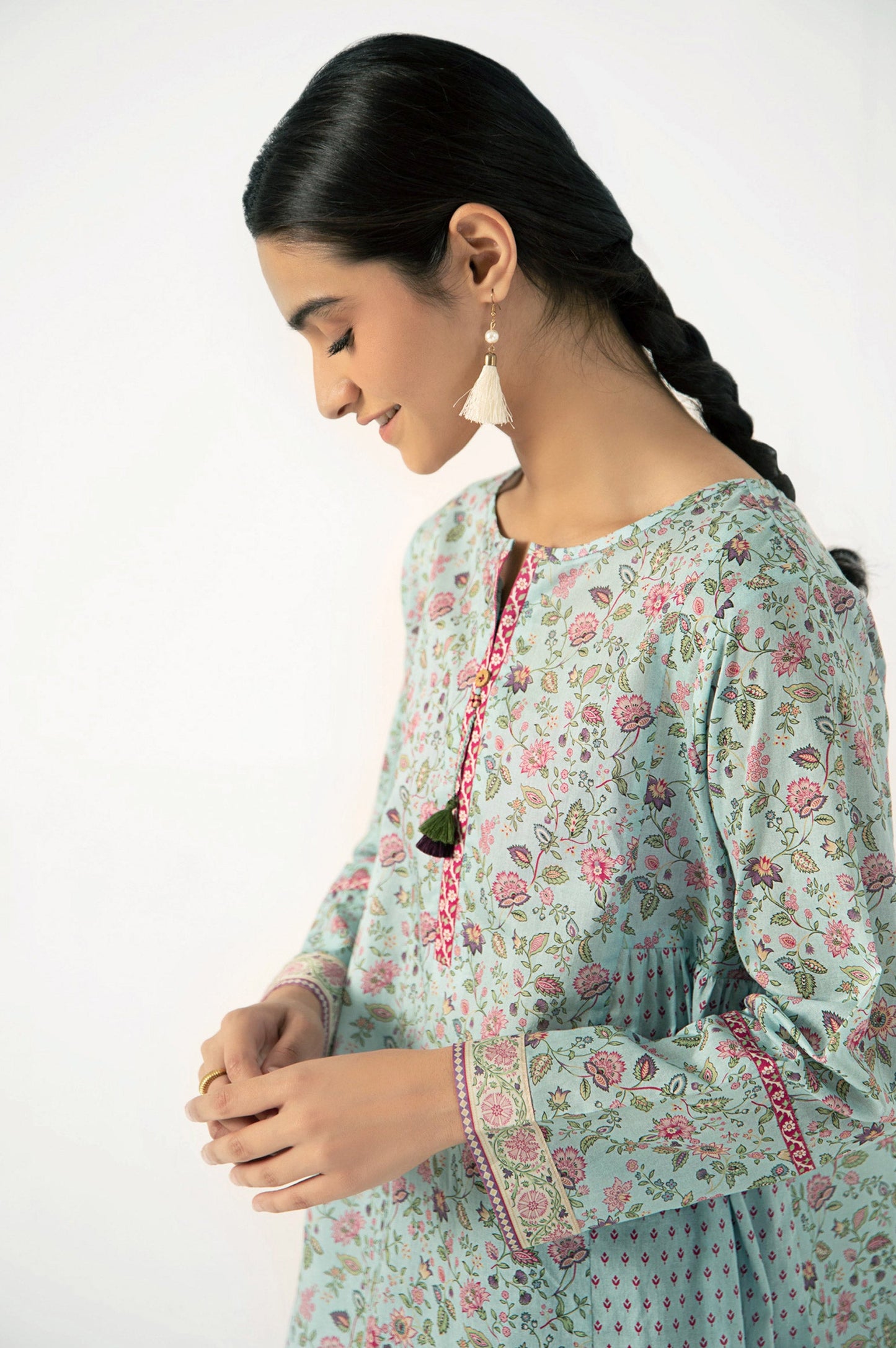 Stitched 1 Piece Digital Printed Lawn Shirt