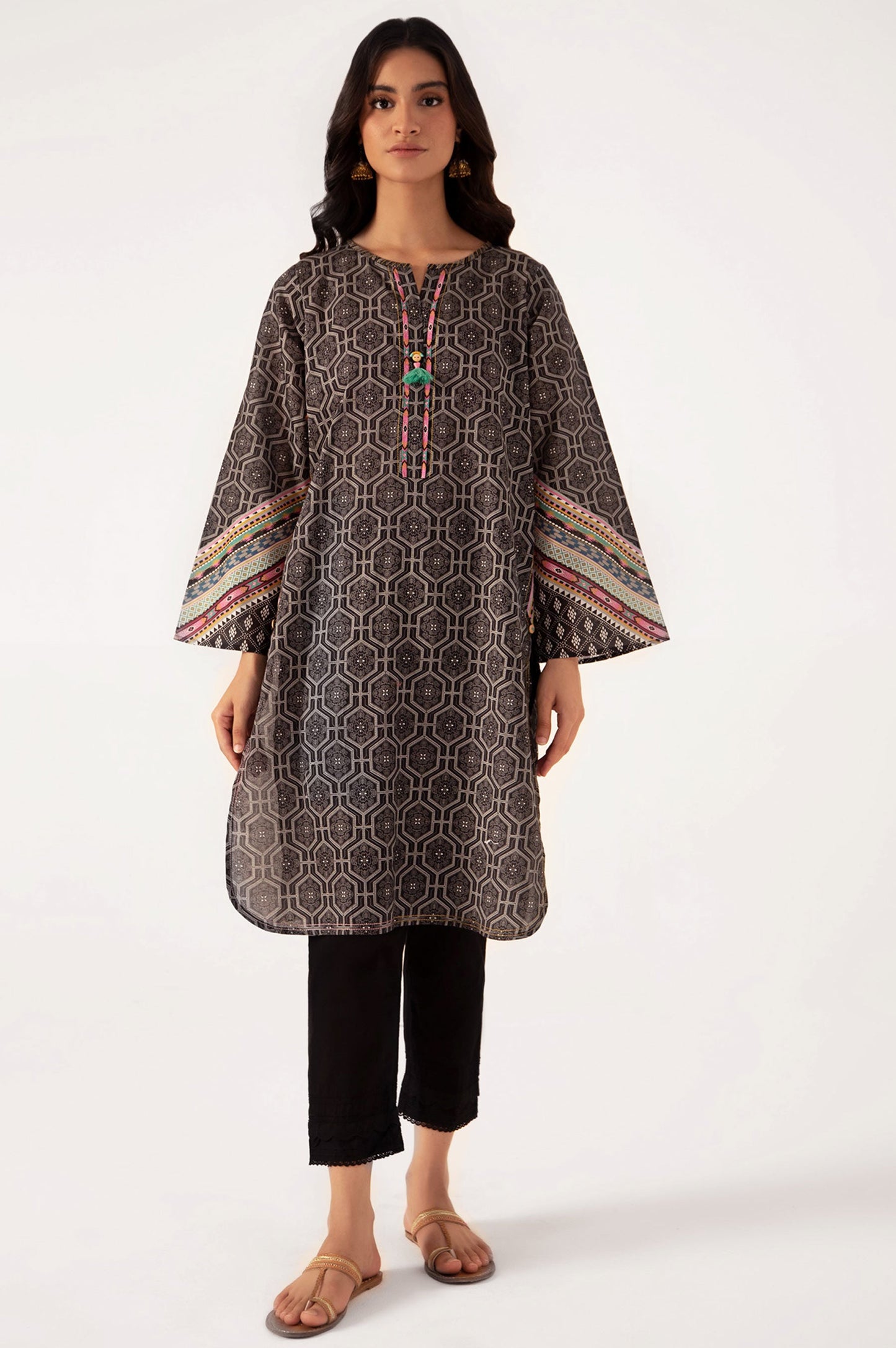 Stitched 1 Piece Digital Printed Lawn Shirt