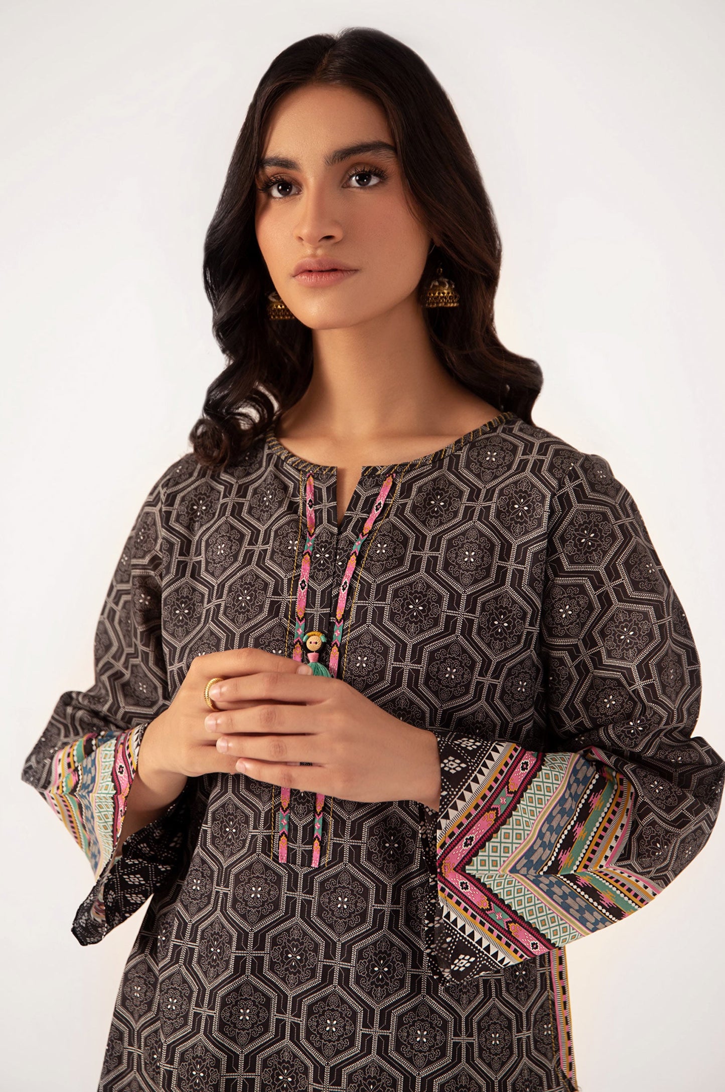 Stitched 1 Piece Digital Printed Lawn Shirt