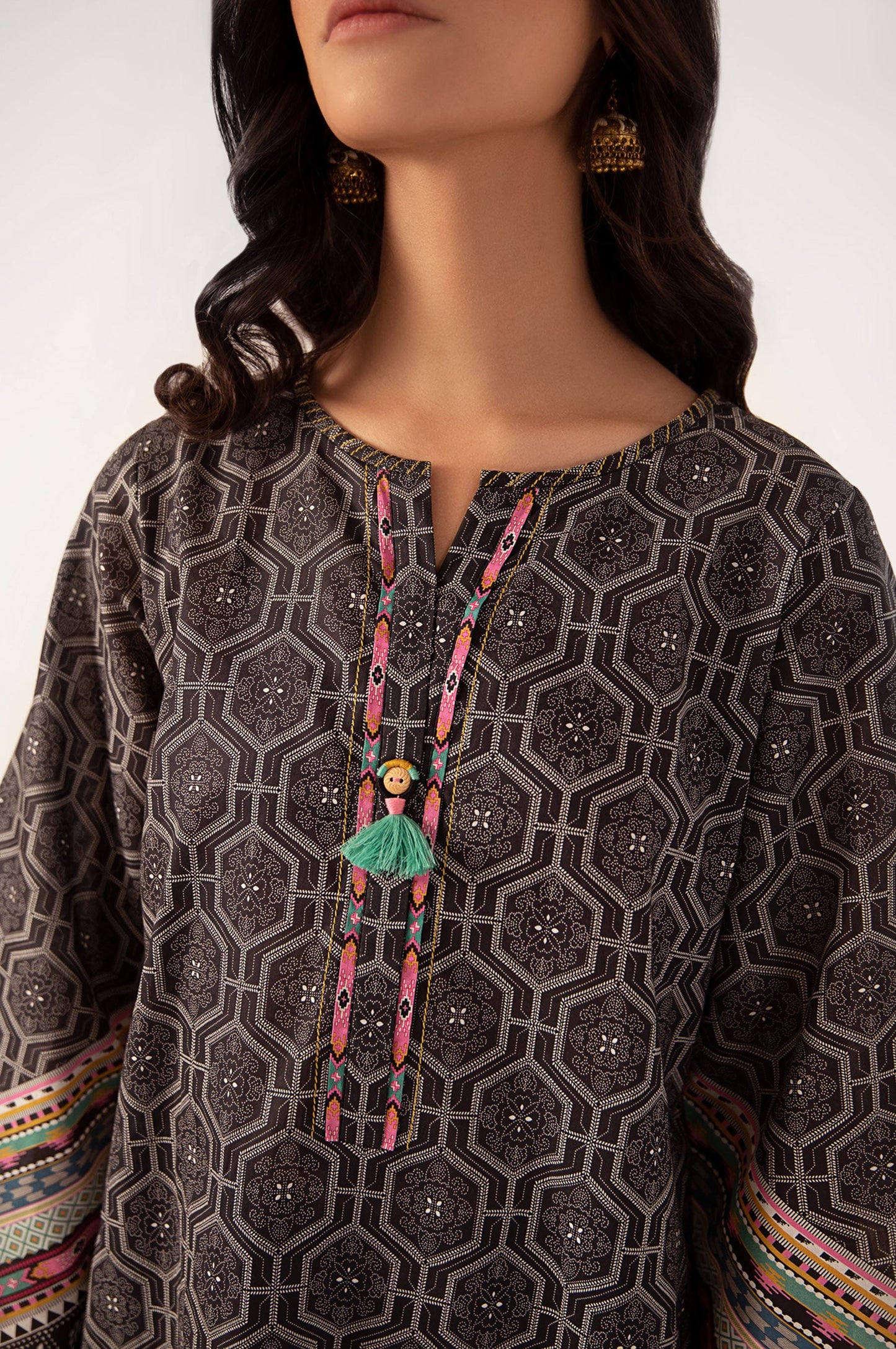 Stitched 1 Piece Digital Printed Lawn Shirt