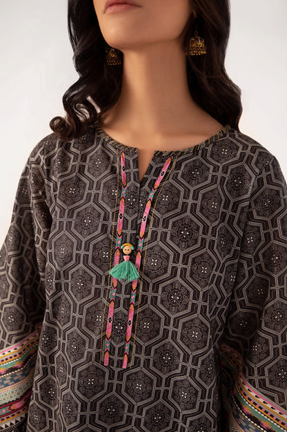 Stitched 1 Piece Digital Printed Lawn Shirt