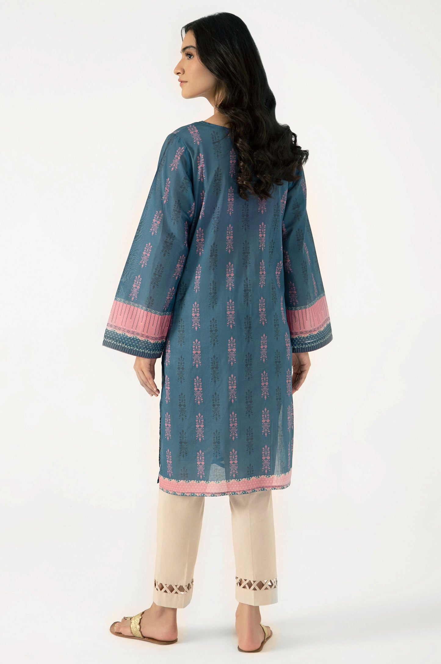 Stitched 1 Piece Digital Printed Lawn Shirt