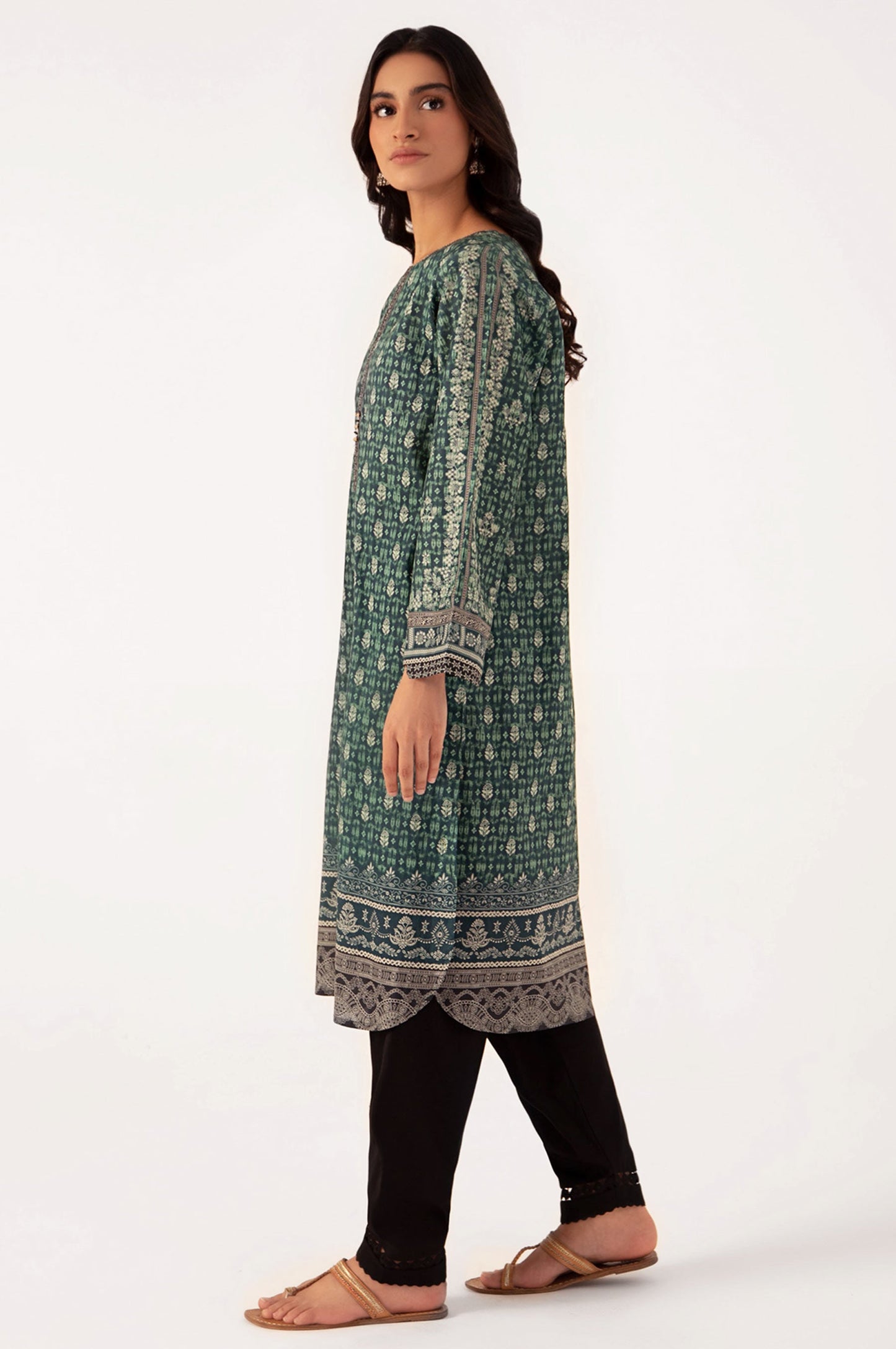 Stitched 1 Piece Digital Printed Lawn Shirt