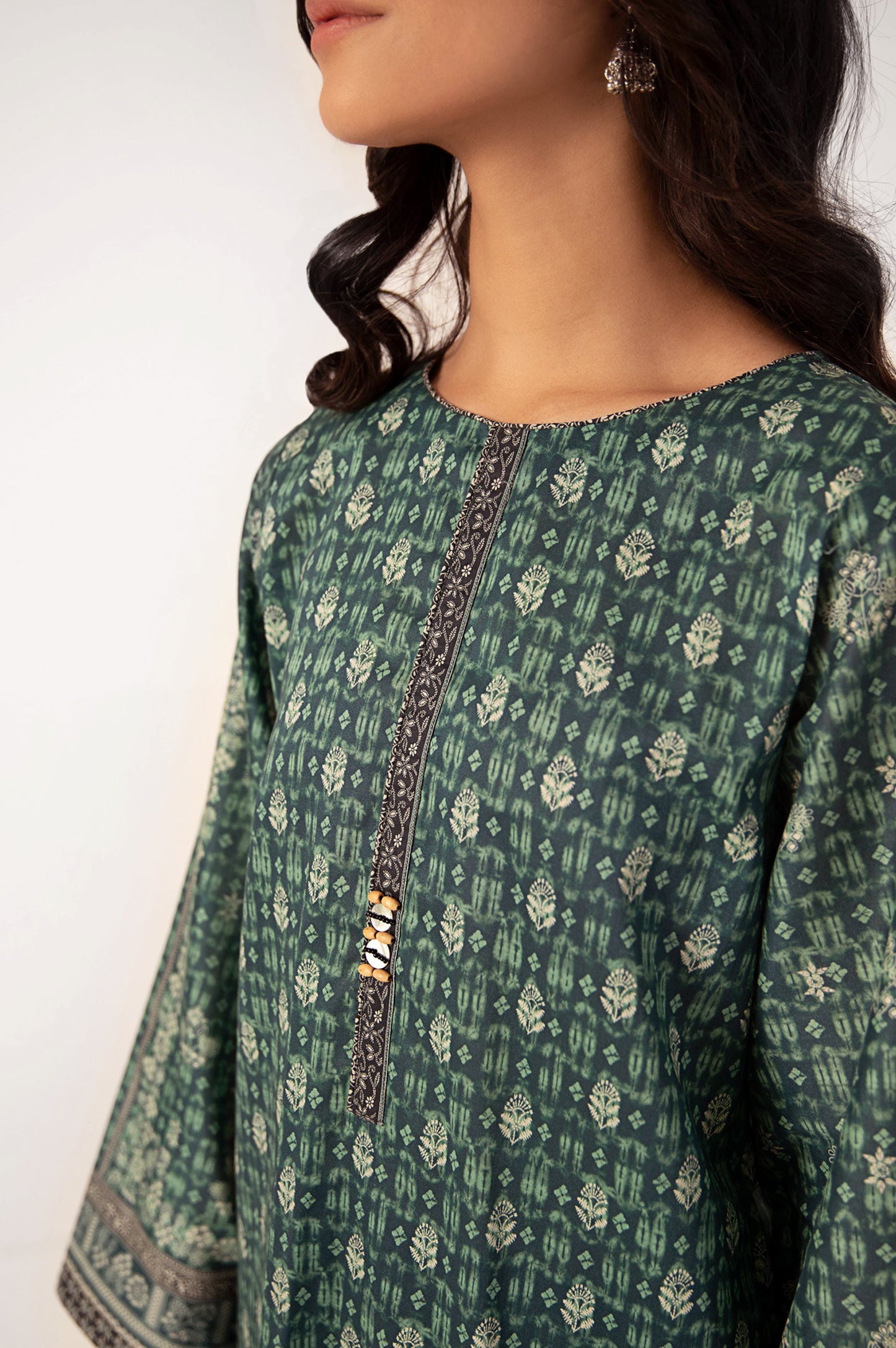 Stitched 1 Piece Digital Printed Lawn Shirt