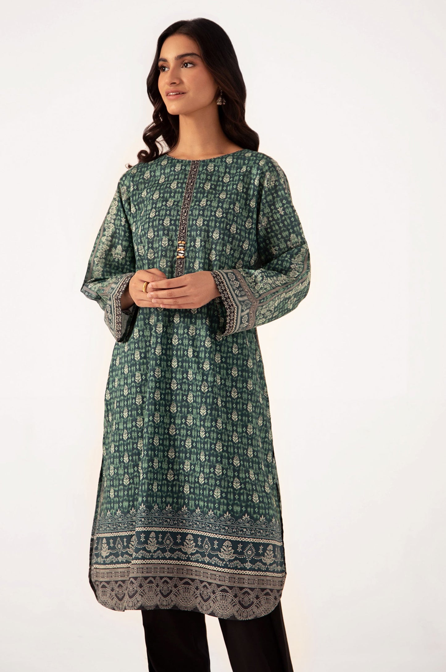 Stitched 1 Piece Digital Printed Lawn Shirt