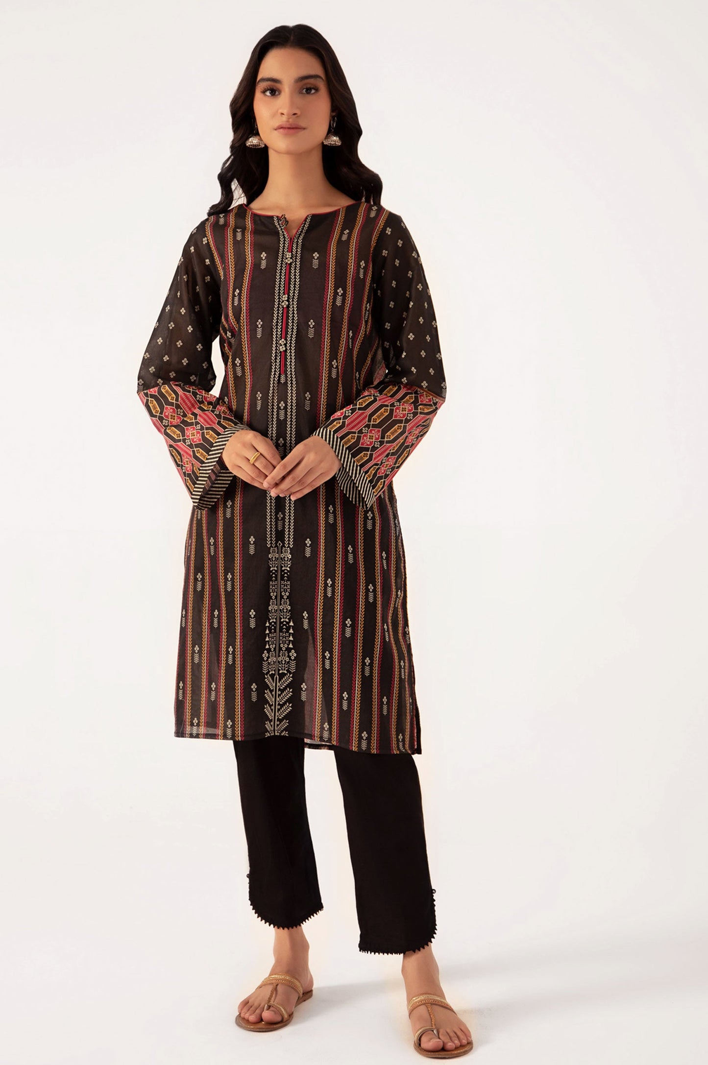 Stitched 1 Piece Digital Printed Lawn Shirt