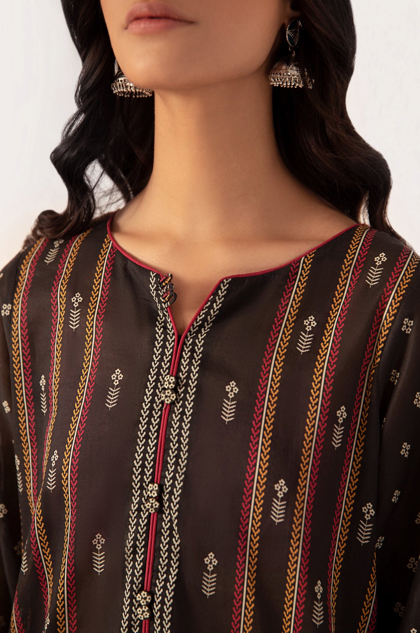 Stitched 1 Piece Digital Printed Lawn Shirt