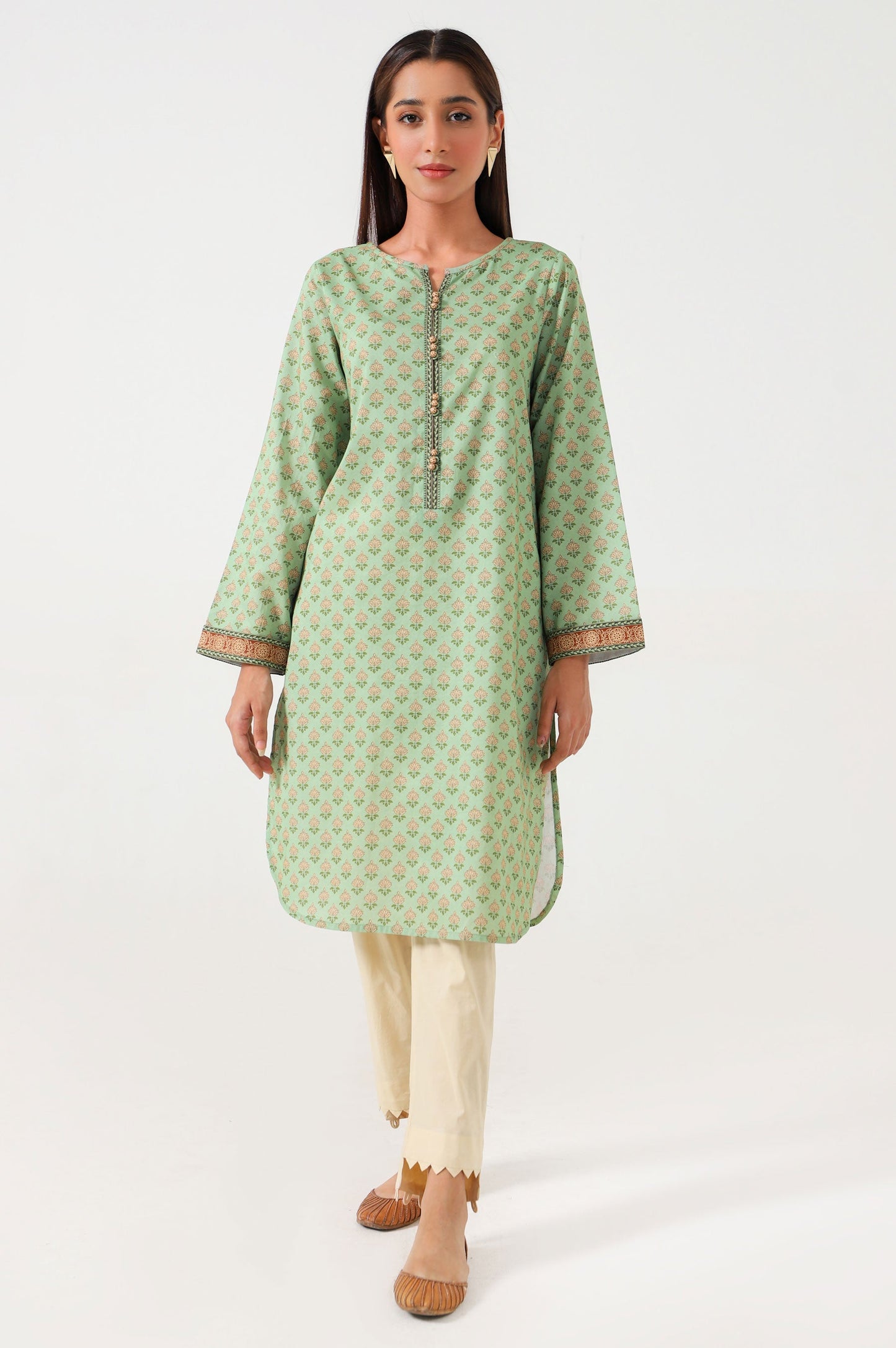 Stitched 1 Piece Digital Printed Lawn Shirt