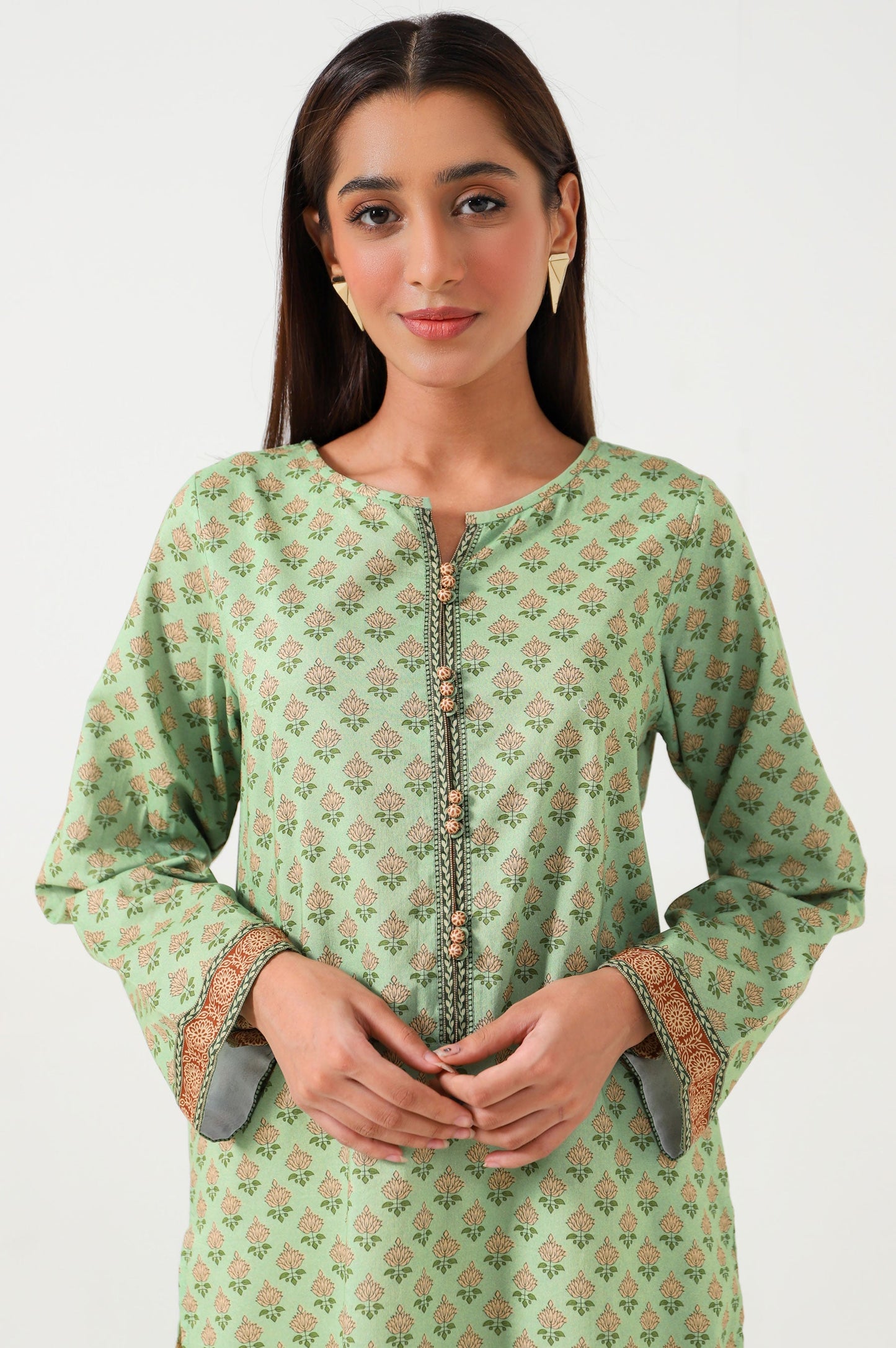 Stitched 1 Piece Digital Printed Lawn Shirt