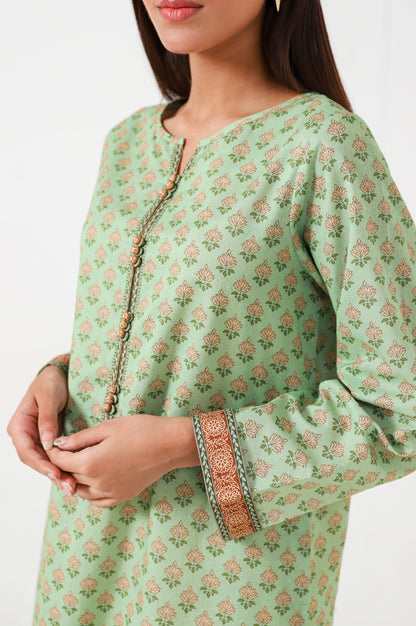 Stitched 1 Piece Digital Printed Lawn Shirt