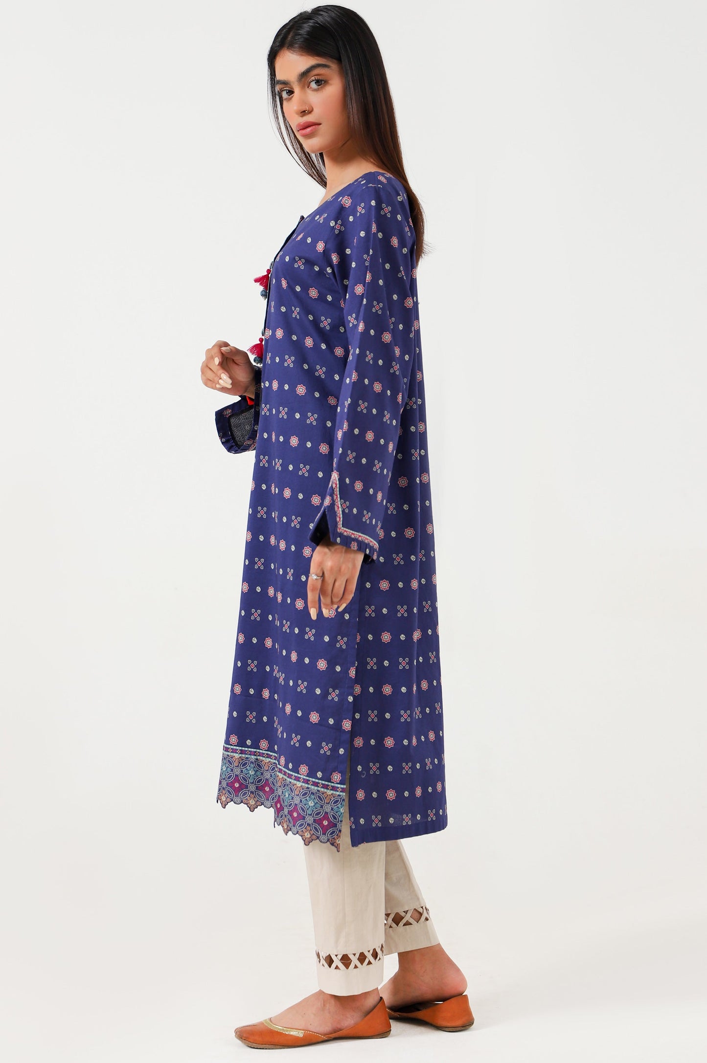 Stitched 1 Piece Digital Printed Lawn Shirt