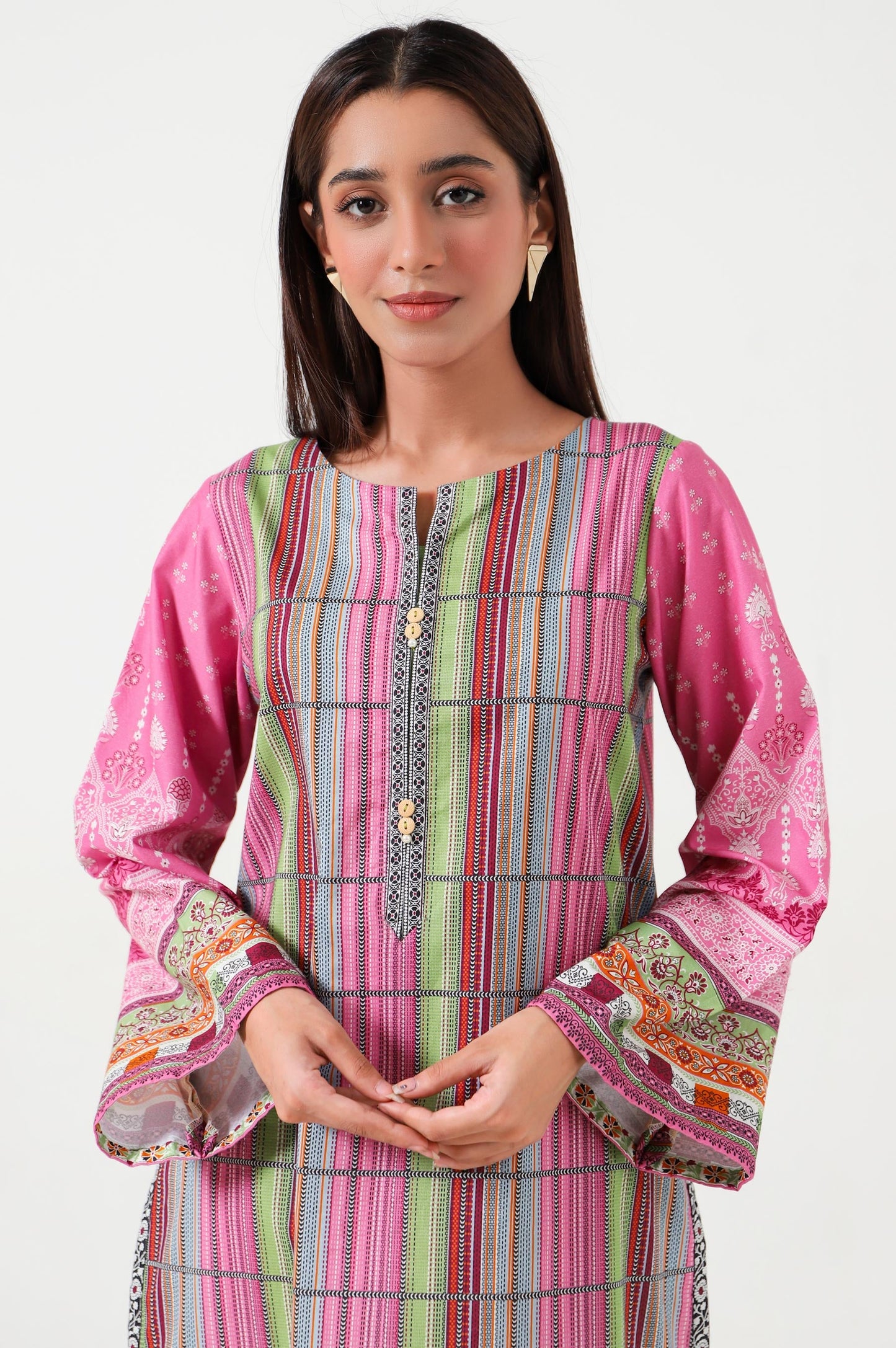 Stitched 1 Piece Digital Printed Lawn Shirt