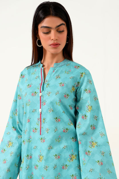 Stitched 1 Piece Digital Printed Lawn Shirt