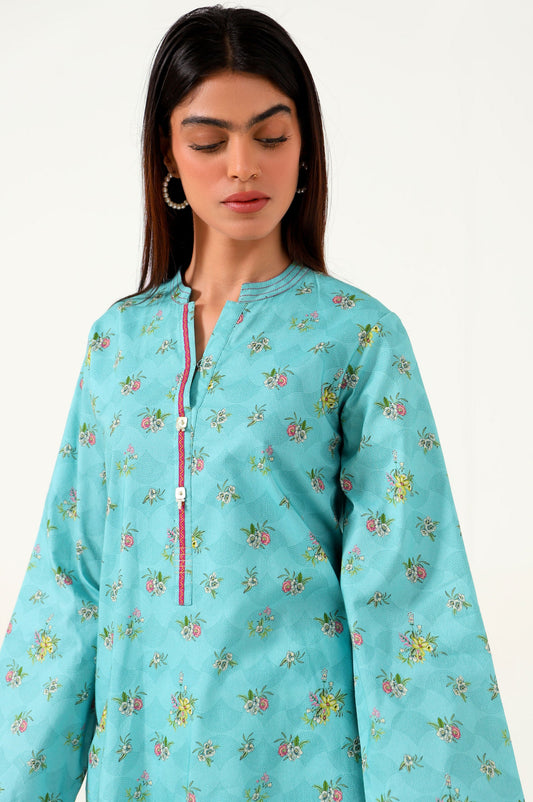 Stitched 1 Piece Digital Printed Lawn Shirt