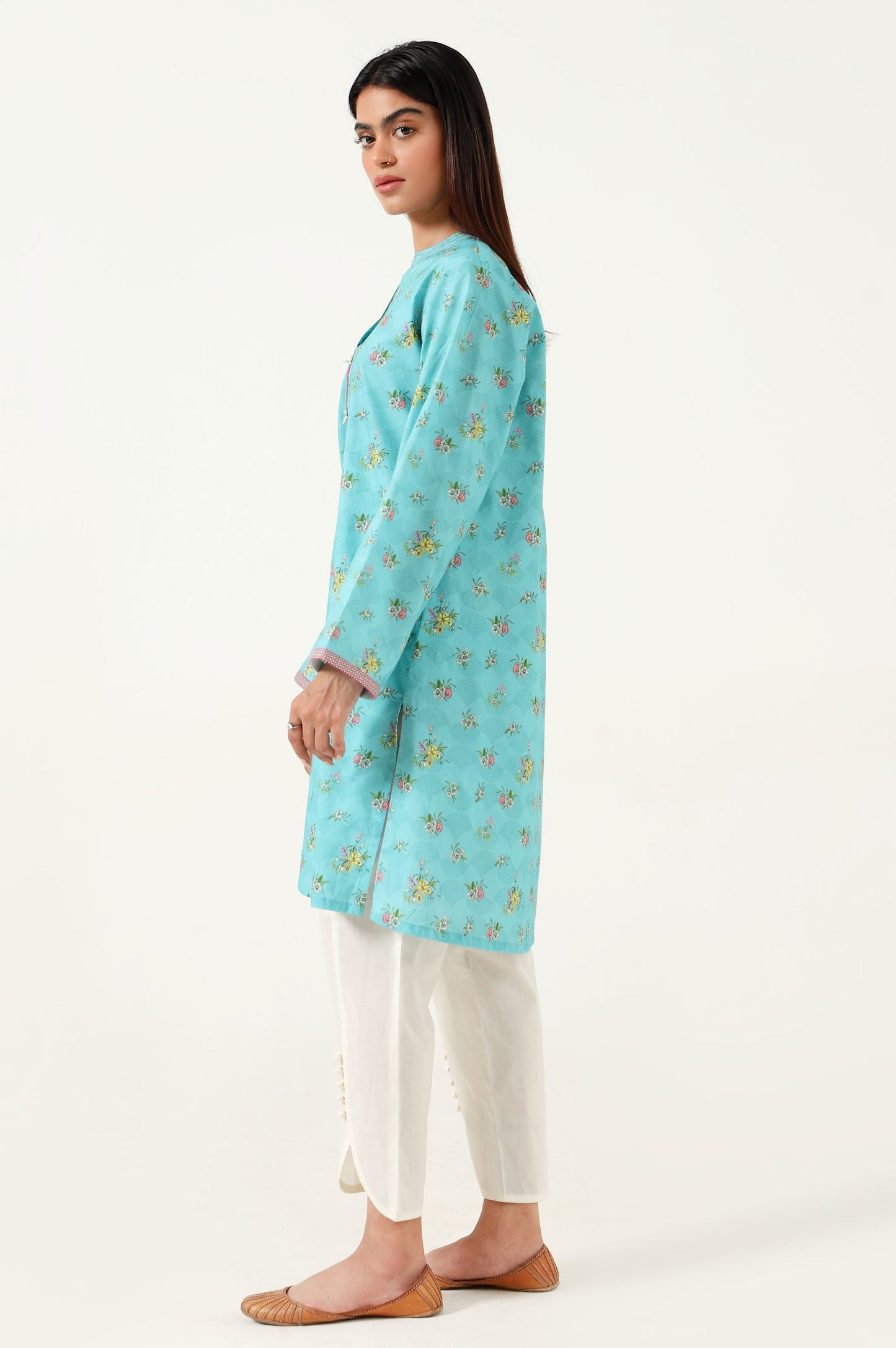 Stitched 1 Piece Digital Printed Lawn Shirt
