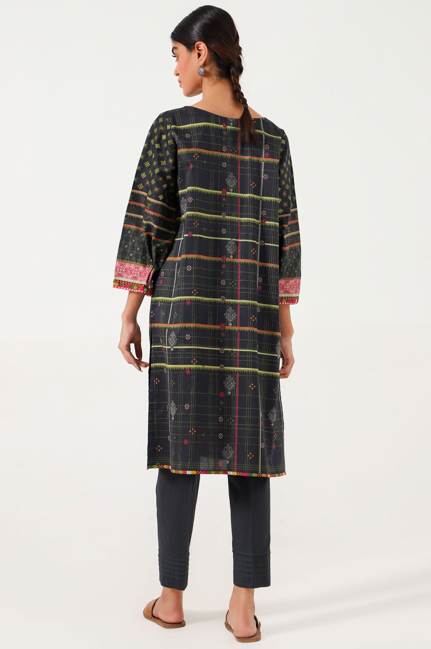 Stitched 1 Piece Digital Printed Cambric Shirt