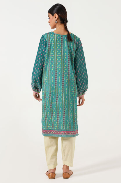 Stitched 1 Piece Digital Printed Cambric Shirt