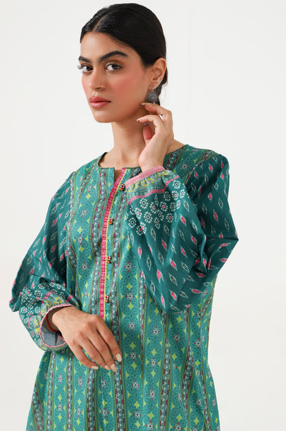 Stitched 1 Piece Digital Printed Cambric Shirt